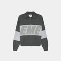 Thrill Grandpa Grey Zipper Knit