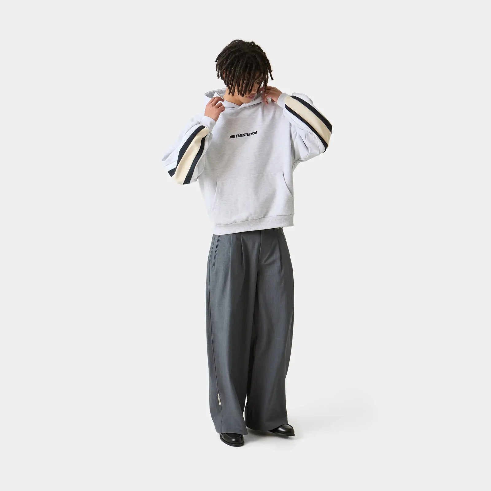 Heather Grey Oversized Hoodie