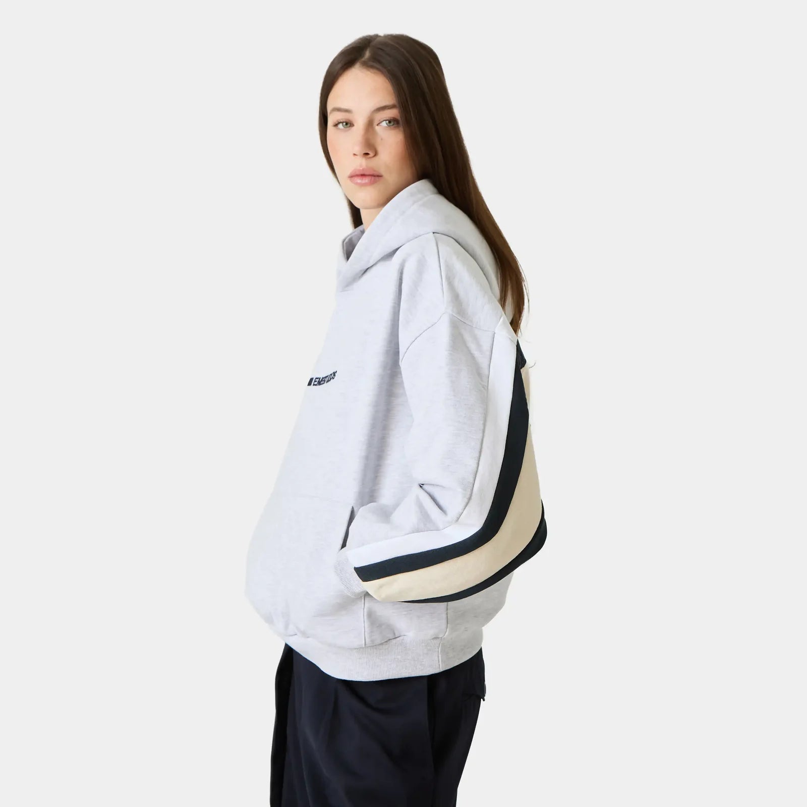 Heather Grey Oversized Hoodie