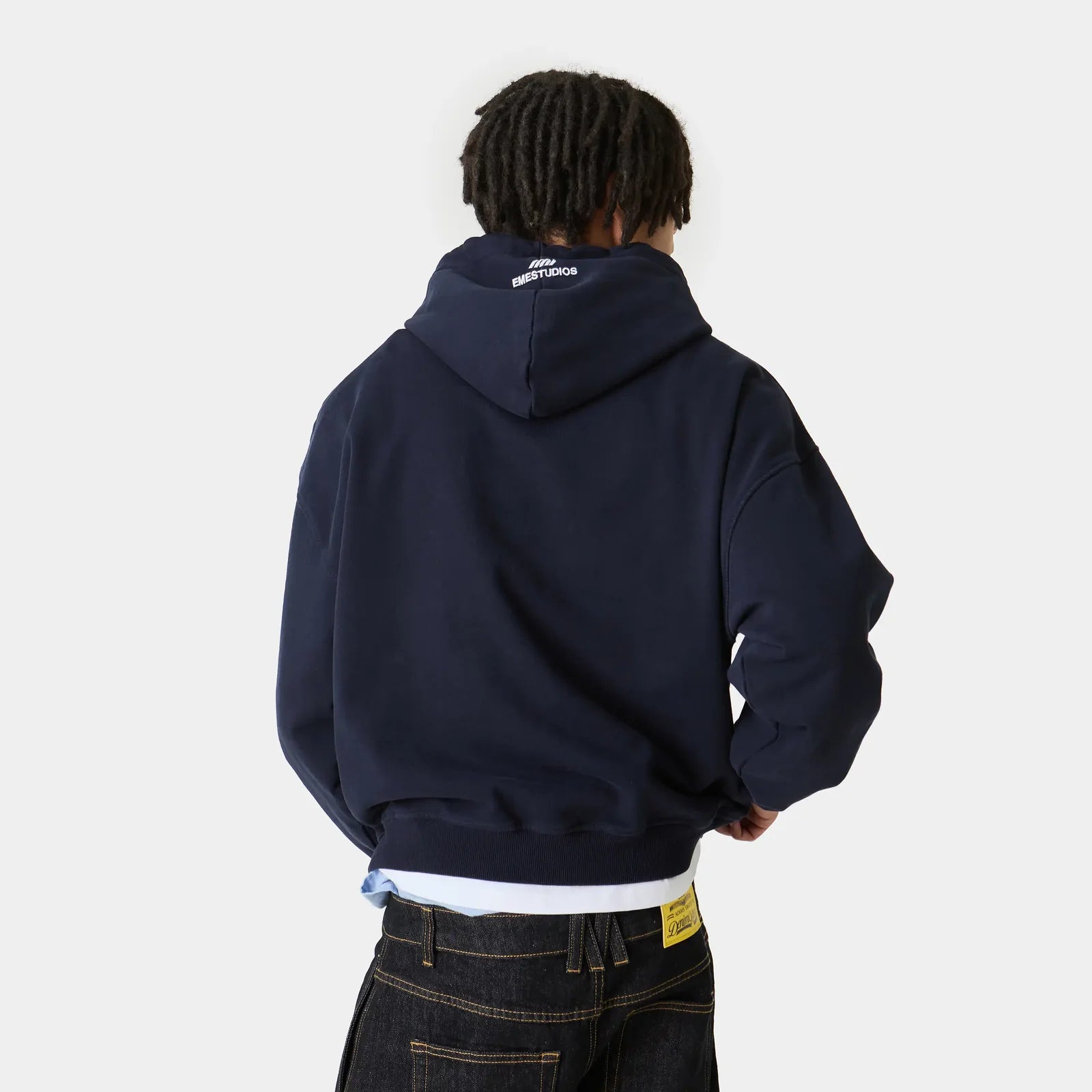 Inteal Navy Oversized Hoodie