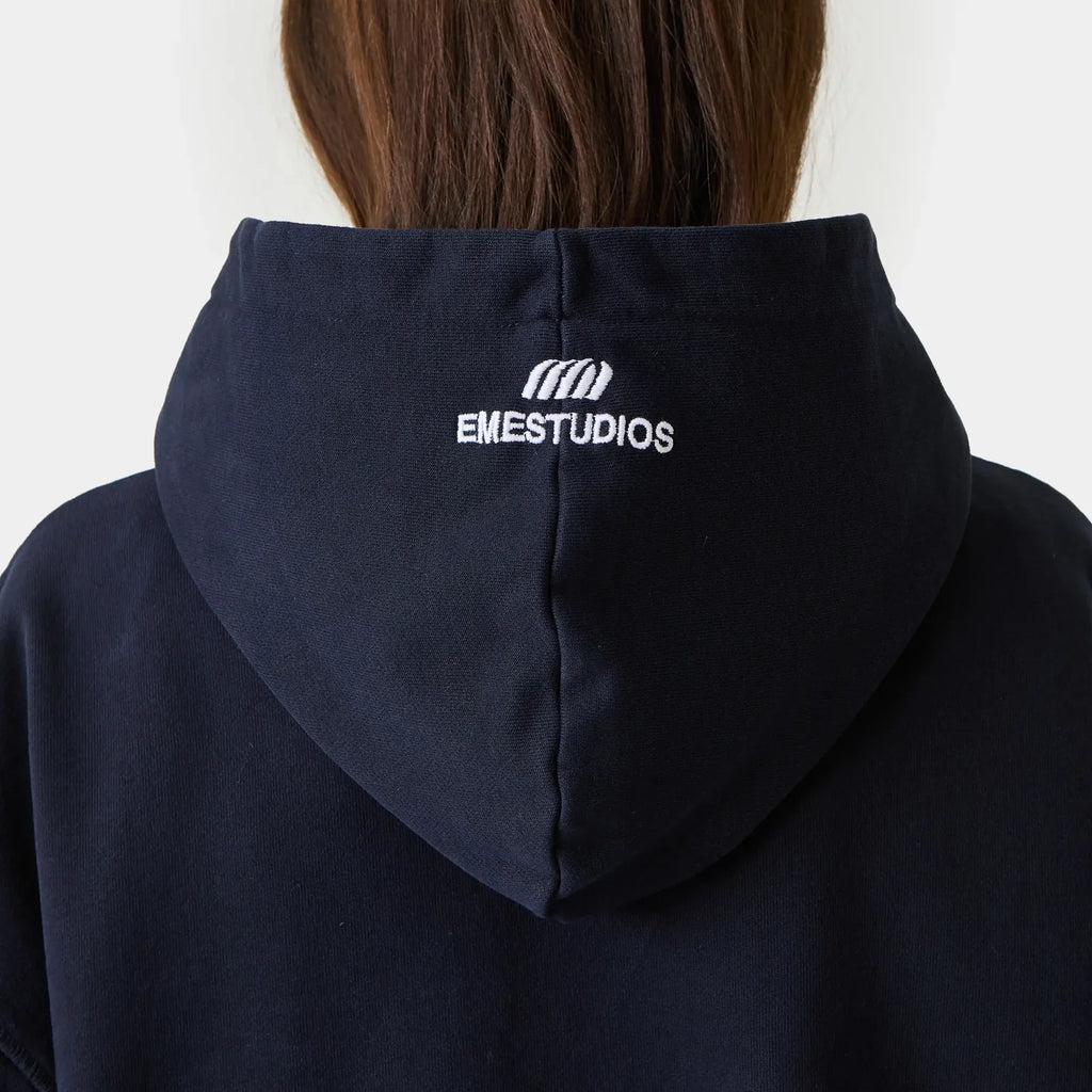 Inteal Navy Oversized Hoodie