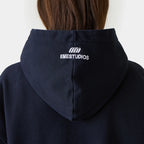 Inteal Navy Oversized Hoodie