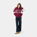 Thrill Burgundy Zipper Knit